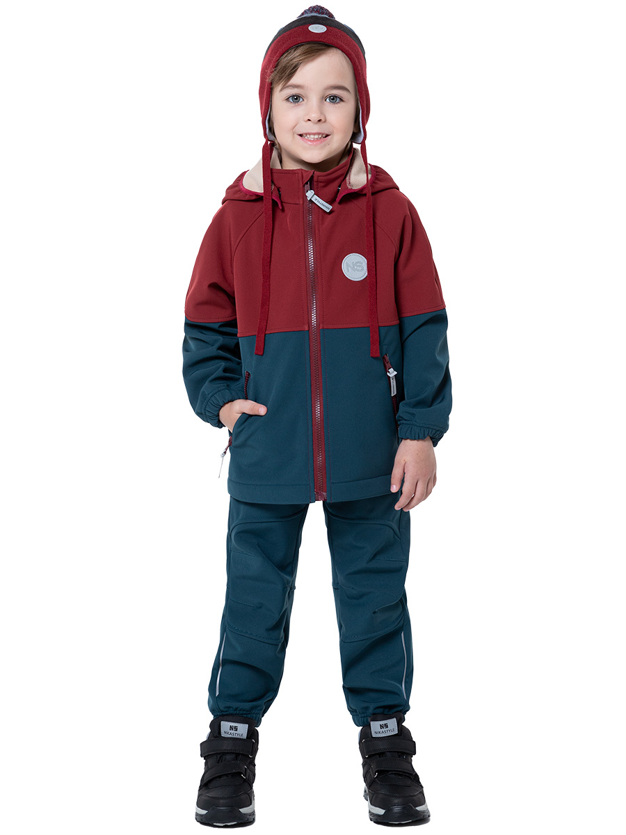 

Ветровка детская NIKASTYLE 4л8524, томат, океан, 116, Красный, 4л8524