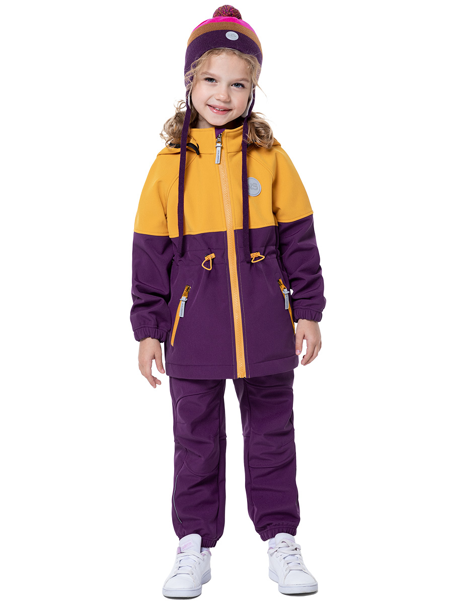 

Ветровка детская NIKASTYLE 4л8424, мёд, виноград, 116, Фиолетовый, 4л8424