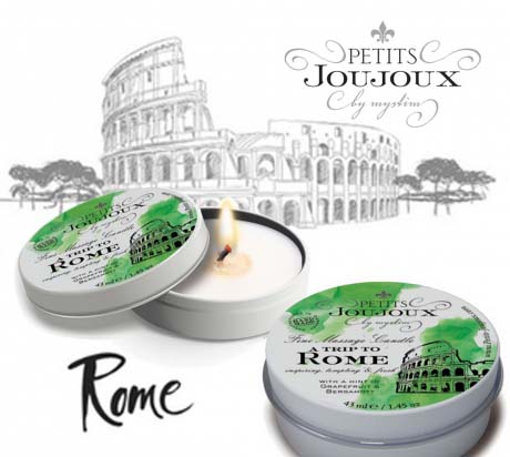 

Свеча массажная Petits Joujoux Rome с ароматом бергамота и грейпфрута - 33 гр.