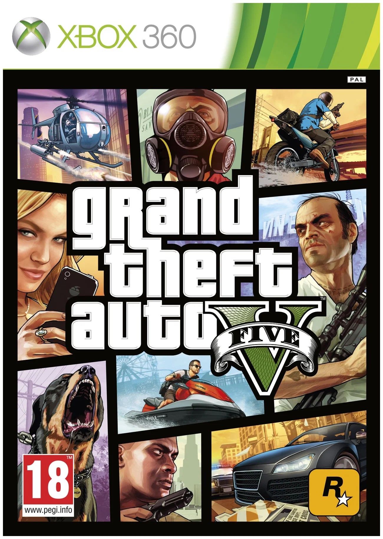 Игра GTA V (Xbox 360) (Открытый)