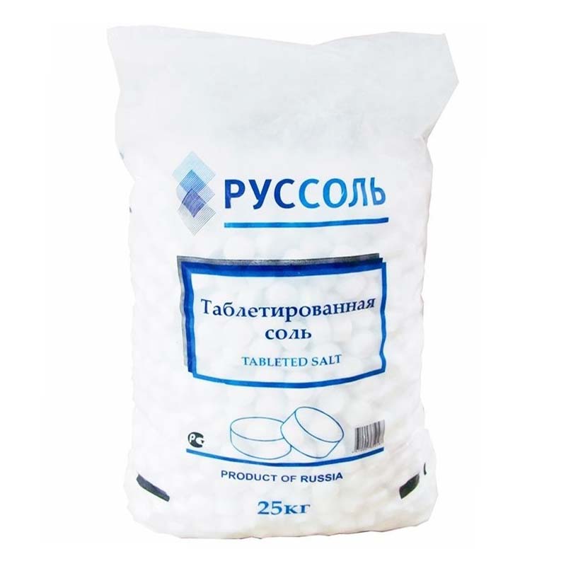 

Соль таблетированная Руссоль, 25 кг