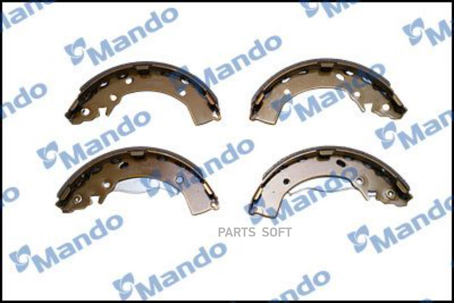 

Колодки тормозные HYUNDAI Getz (c АБС) (8") задние барабанные (4шт.) MANDO