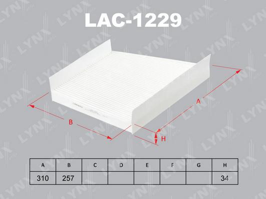 

LYNXAUTO LAC1229 Фильтр салона