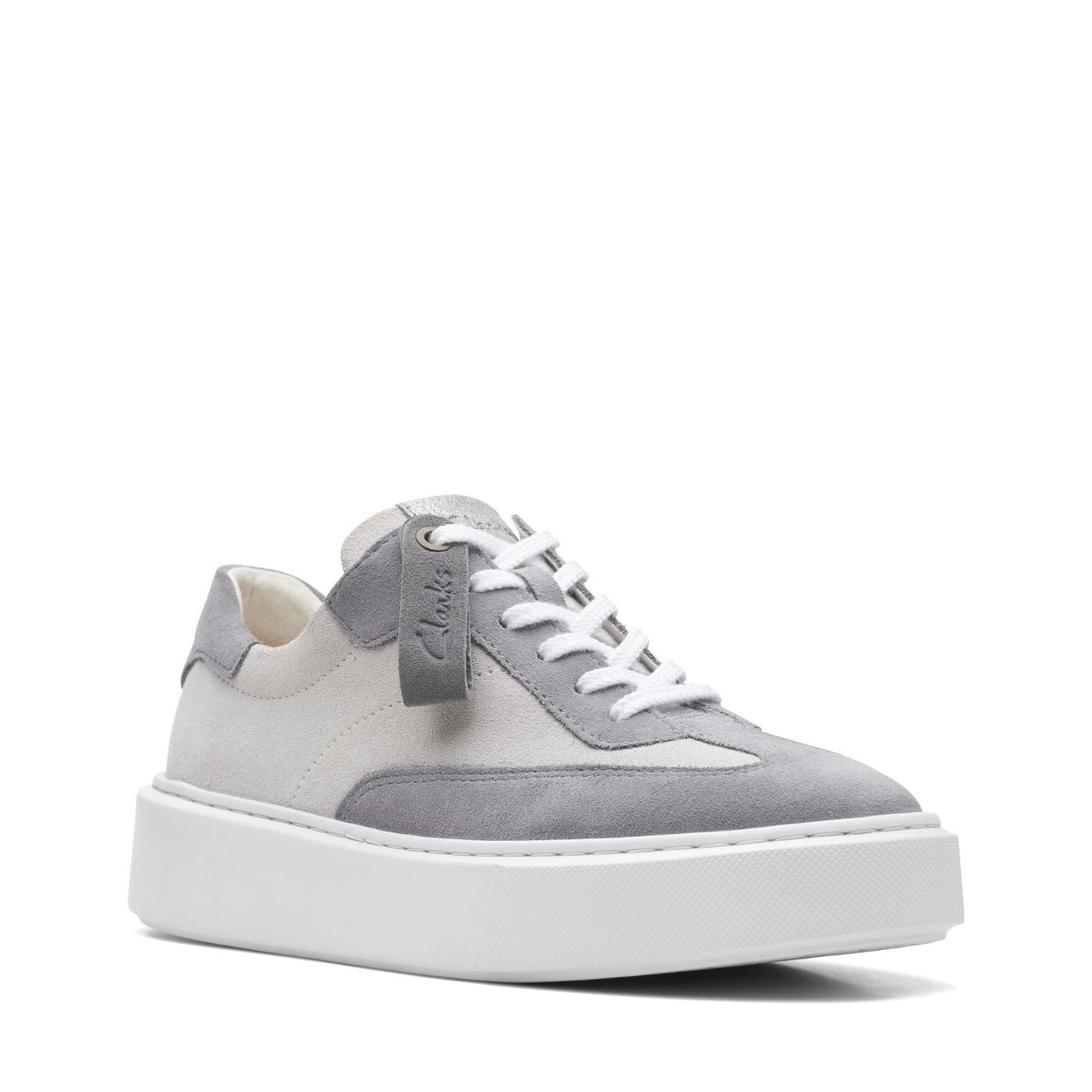 

Кеды женские Clarks 26168549 серые 39 EU, Серый, 26168549