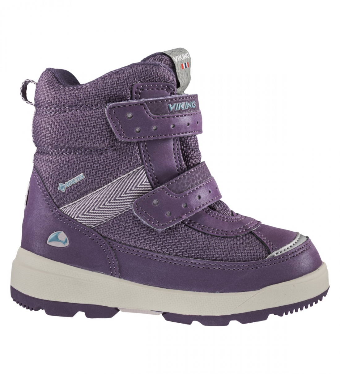 фото Ботинки для девочек viking цв. фиолетовый р-р. 28