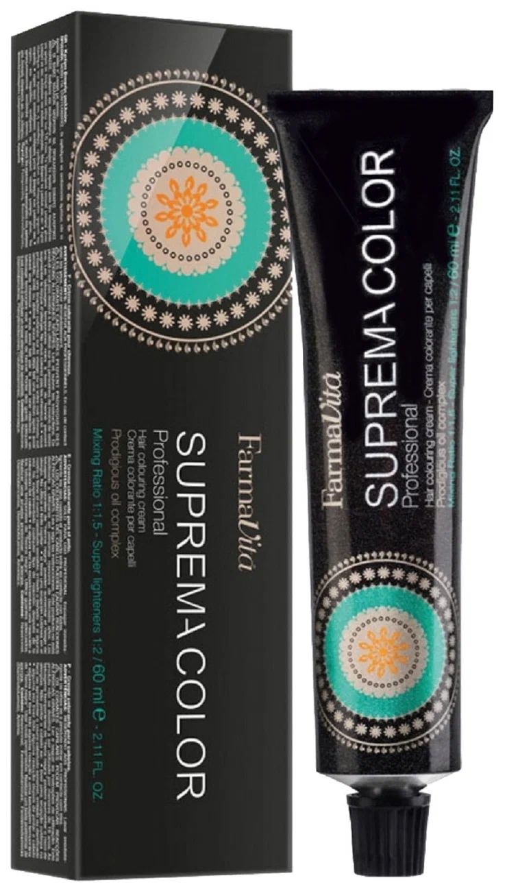 

Стойкая крем-краска Farmavita Suprema Color 6.13 темный блондин бежевый 60 мл, 3613