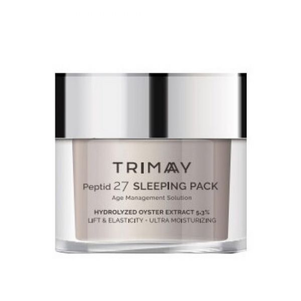 Ночная маска c комплексом пептидов Trimay Peptide 27 Sleeping Pack, 50 мл карбоксильная маска trimay green tox carboxy mask