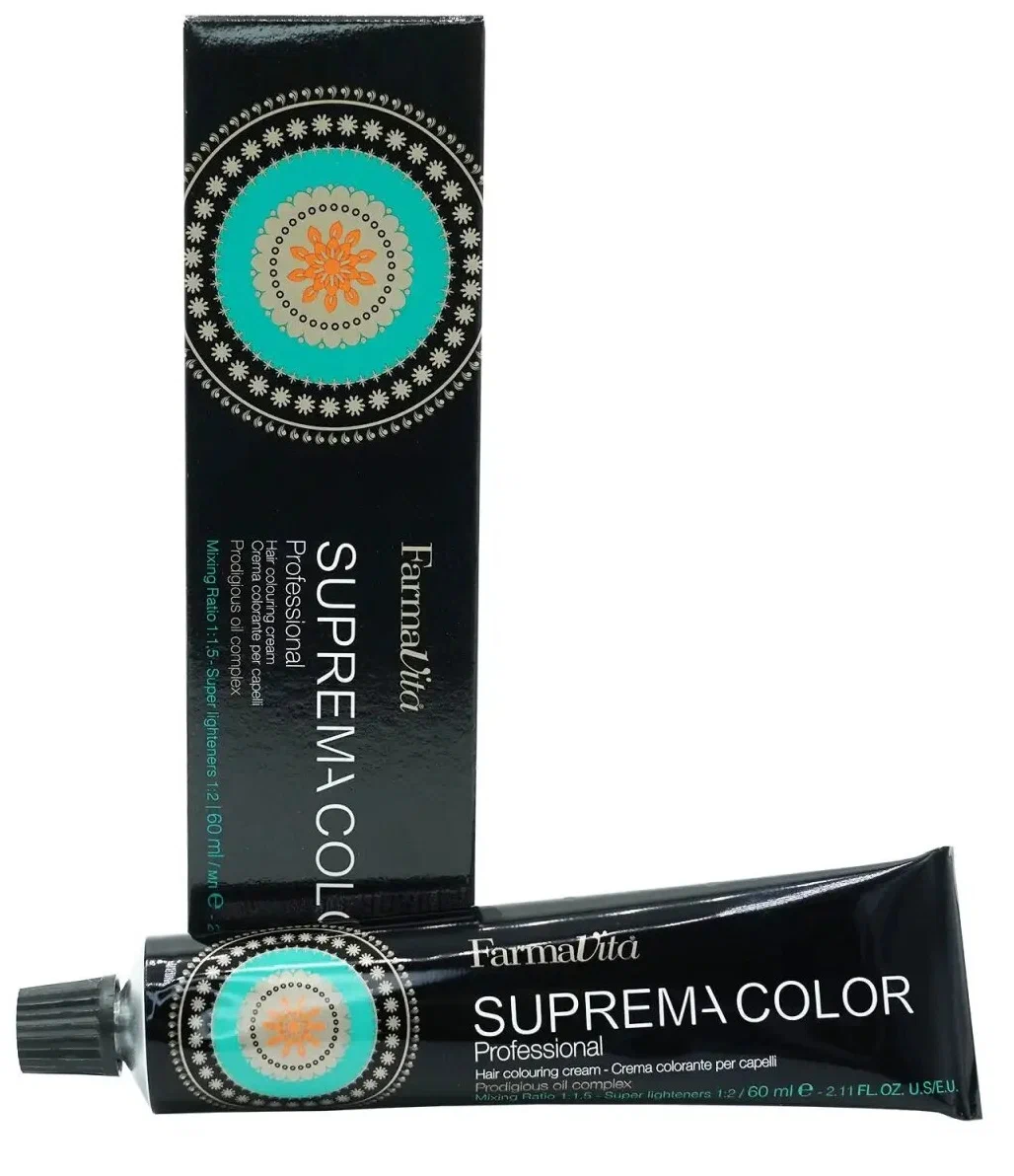 

Стойкая крем-краска Farmavita Suprema Color 6.3 темный блондин золотистый 60 мл, 3063