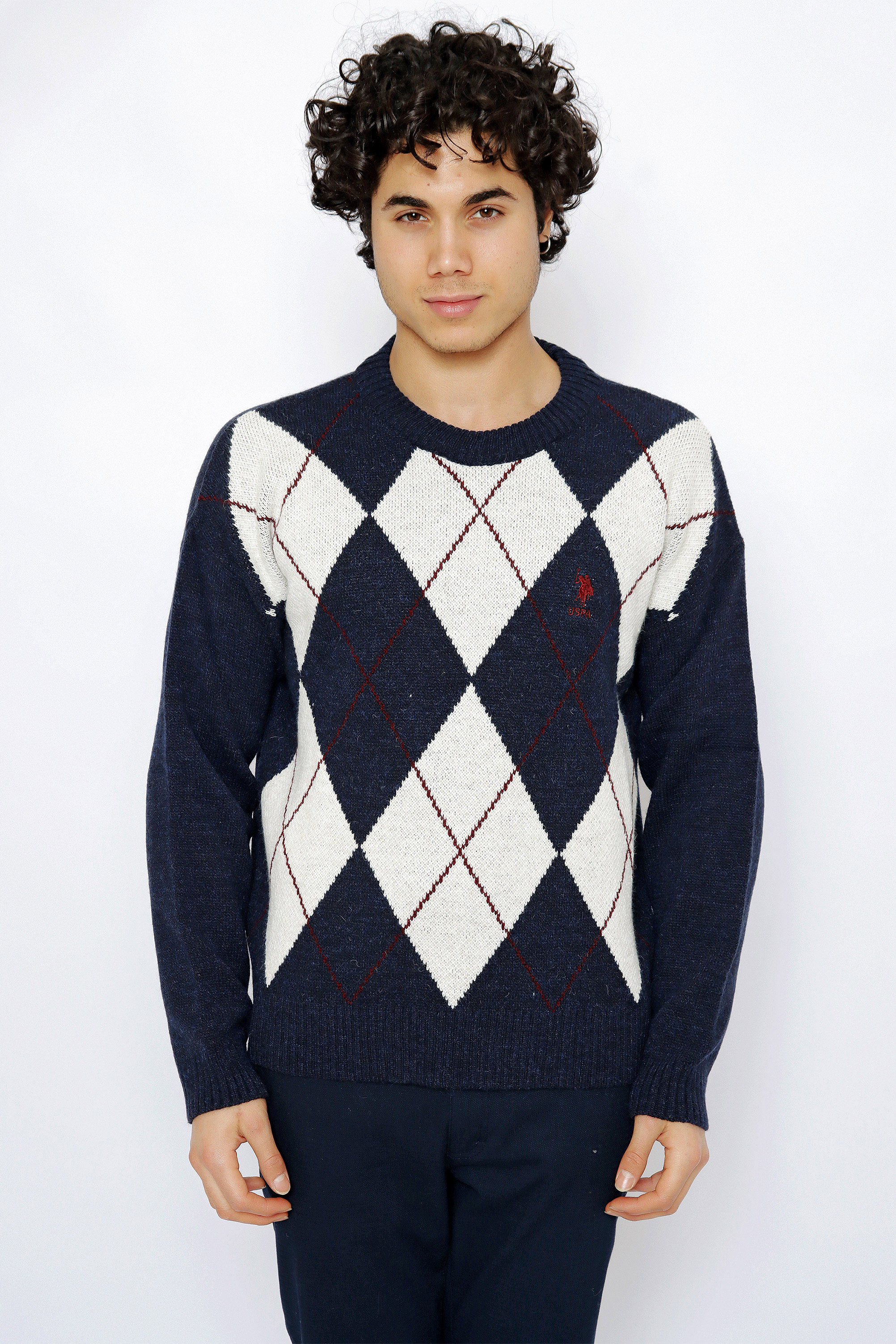 

Джемпер мужской US Polo Assn G081SZ0TK0BELLIN синий L, G081SZ0TK0BELLIN