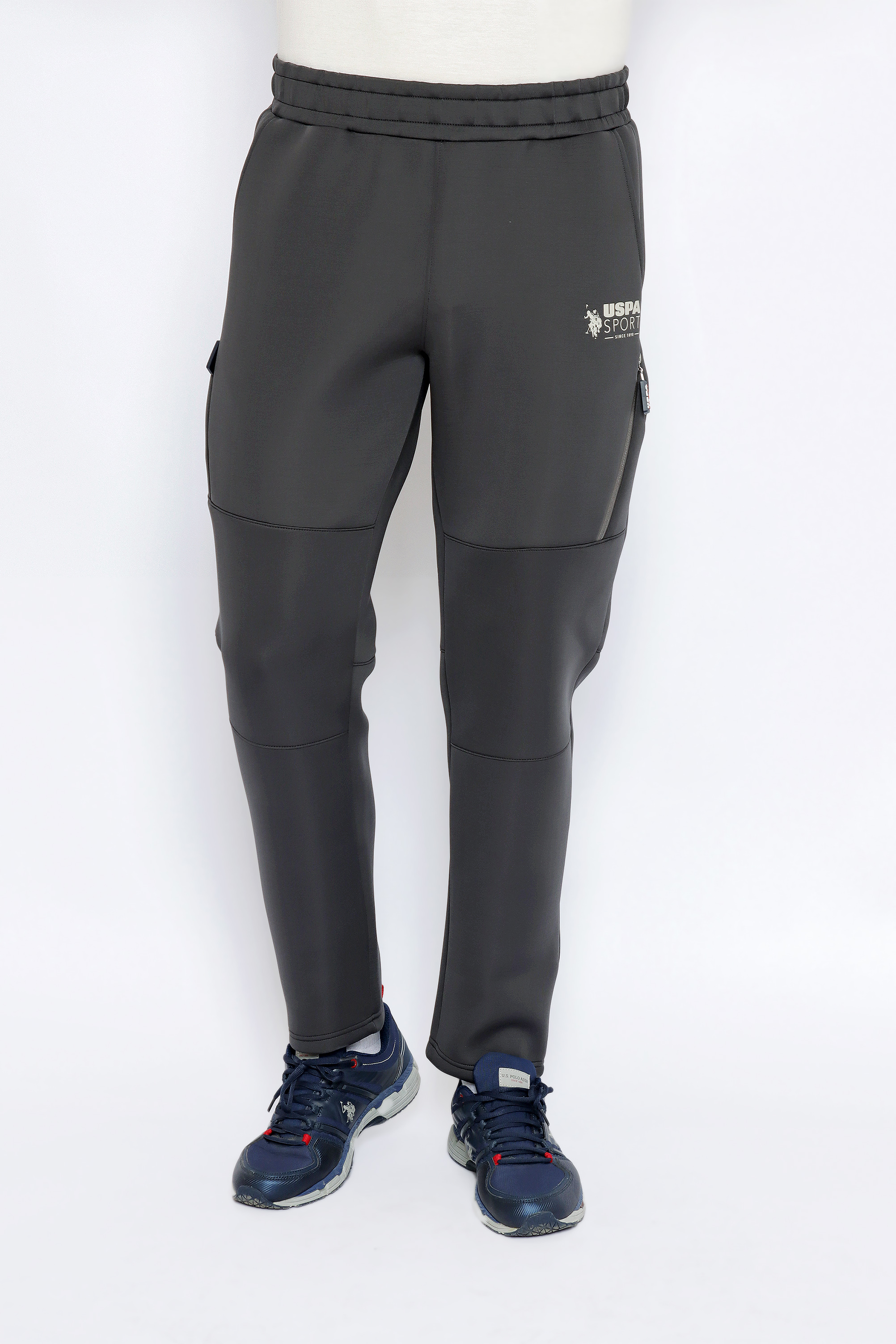 

Спортивные брюки мужские US Polo Assn G081SZ0OP0BABVE серые M, Серый, G081SZ0OP0BABVE
