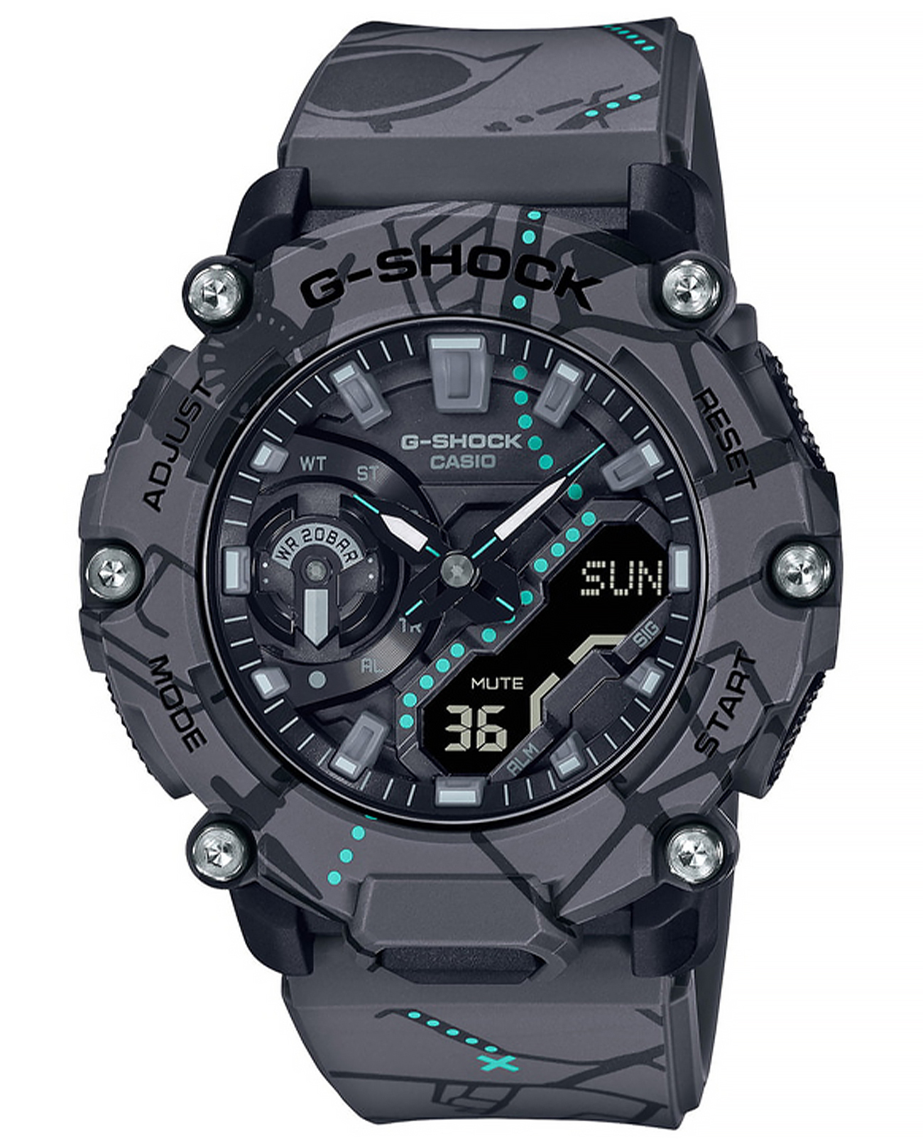 

Наручные часы мужские Casio GA-2200SBY-8A, GA-2200SBY-8A