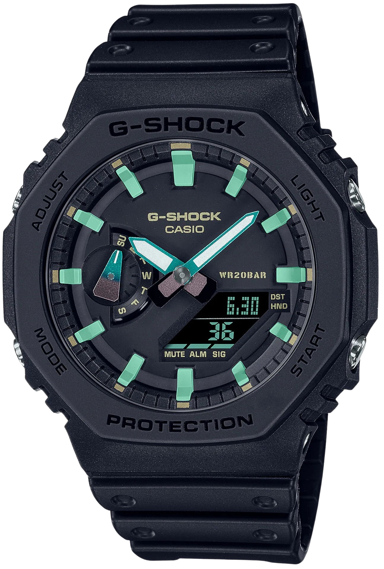 

Наручные часы мужские Casio GA-2100RC-1A, GA-2100RC-1A