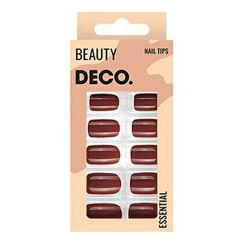 

Набор накладных ногтей DECO. Еssential maroon mood, Коричневый