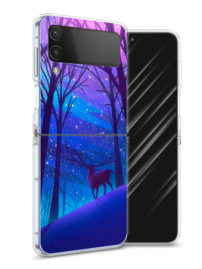 

Чехол Awog на Samsung Galaxy Z Flip 4 / Самсунг Z Flip 4 "Северный олень", Разноцветный, 2106650-2
