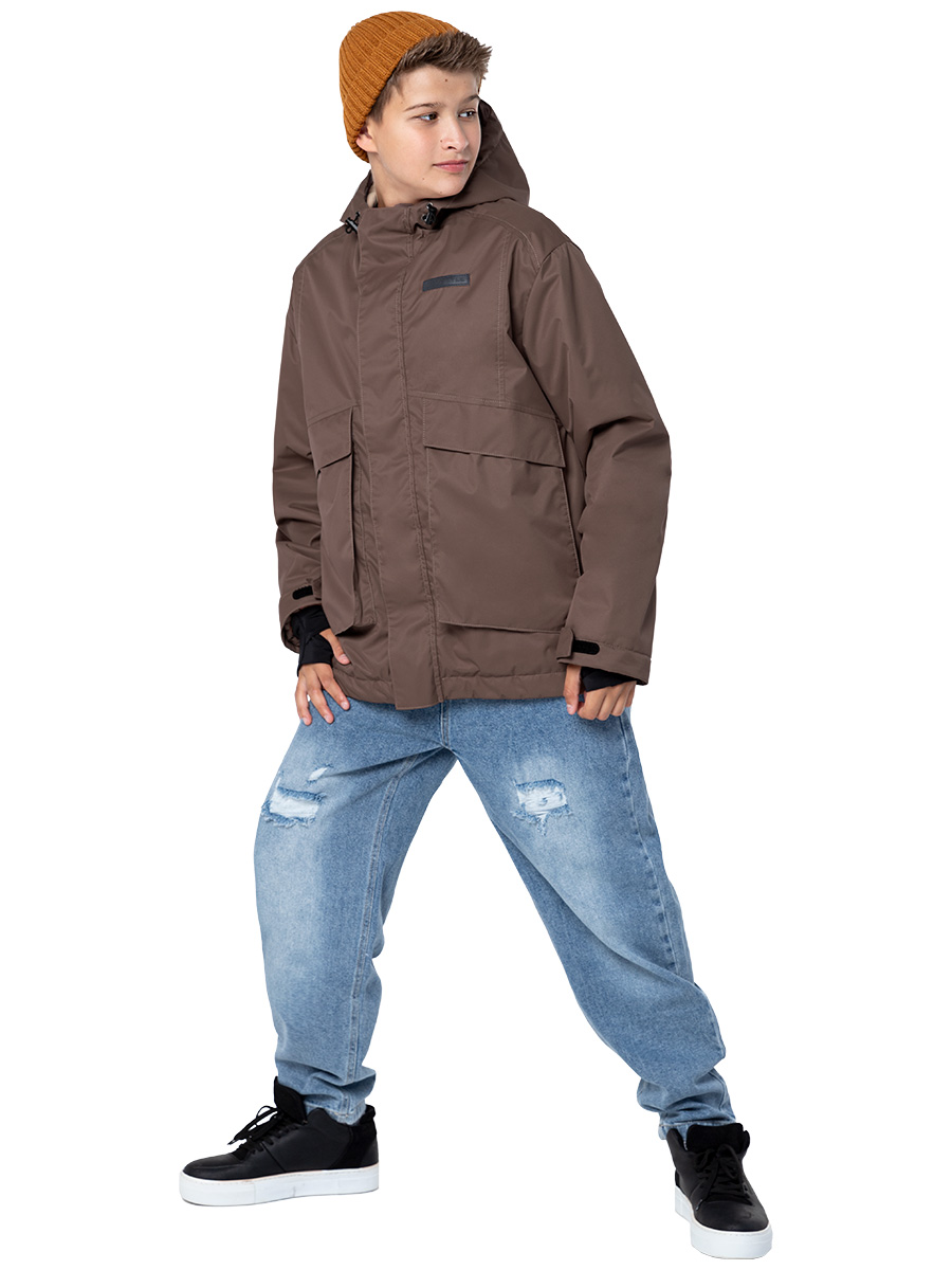 

Куртка детская NIKASTYLE 4м3724, коричневый, 158, 4м3724