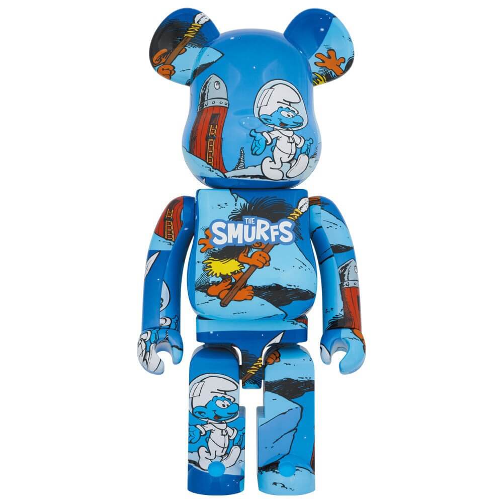 Фигурка Medicom Toy Bearbrick The Smurfs The Astrosmurf 1000%