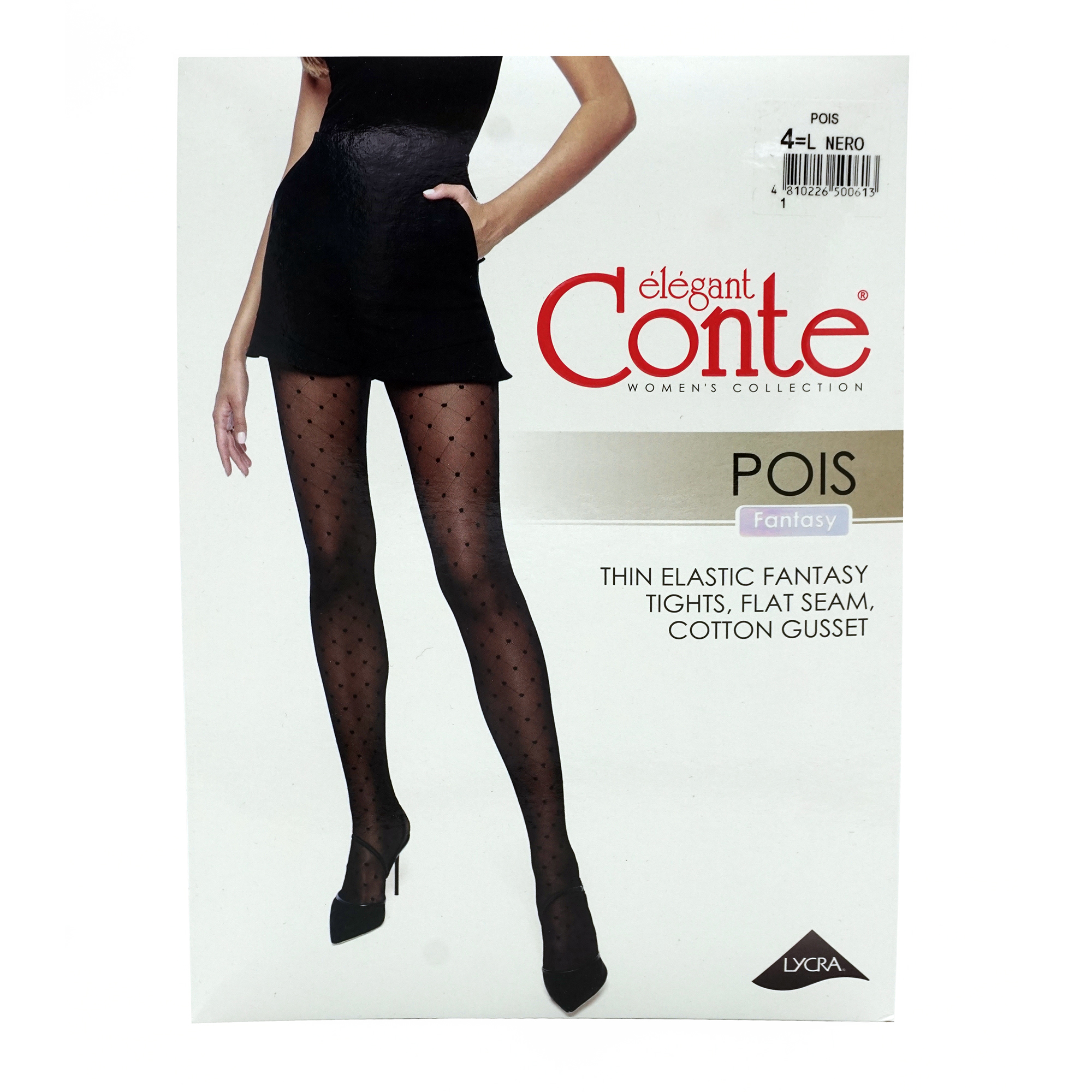 

Колготки женские Conte черные 4, Черный
