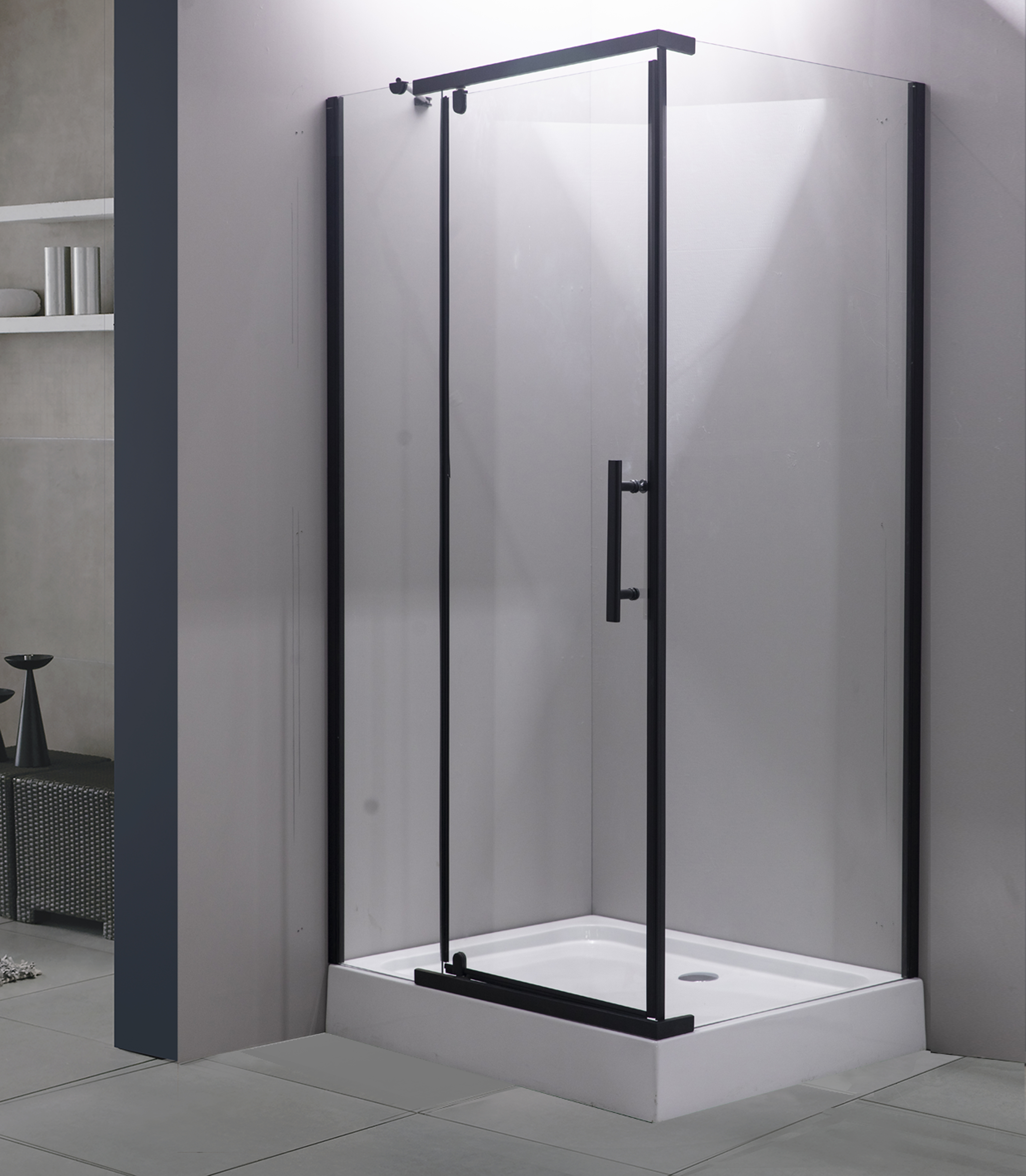

Esbano 100x80 ESD-7190B профиль черный матовый, ESUGD7190B