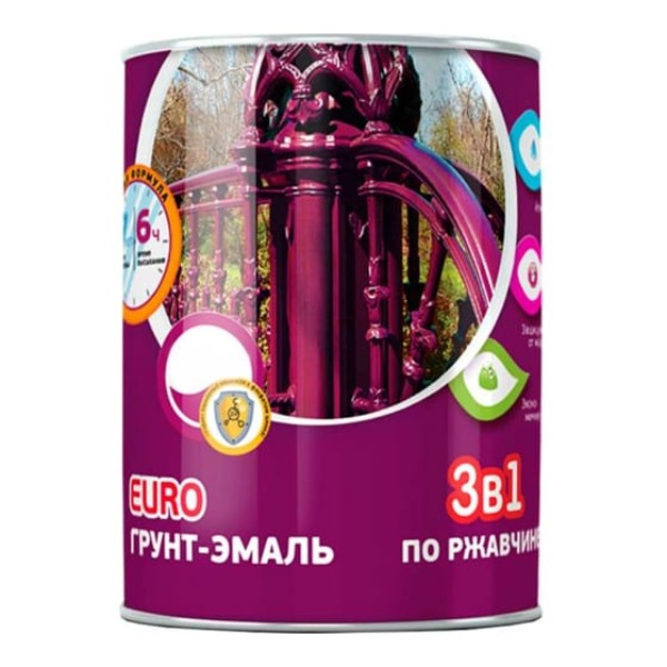 

Грунт-эмаль по ржавчине abcFARBEN Зеленый 0.9кг Olecolor 4300005933