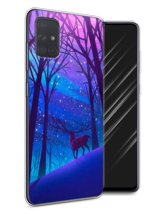 

Чехол Awog на Samsung Galaxy A71 4G "Северный олень", Разноцветный, 29050-2