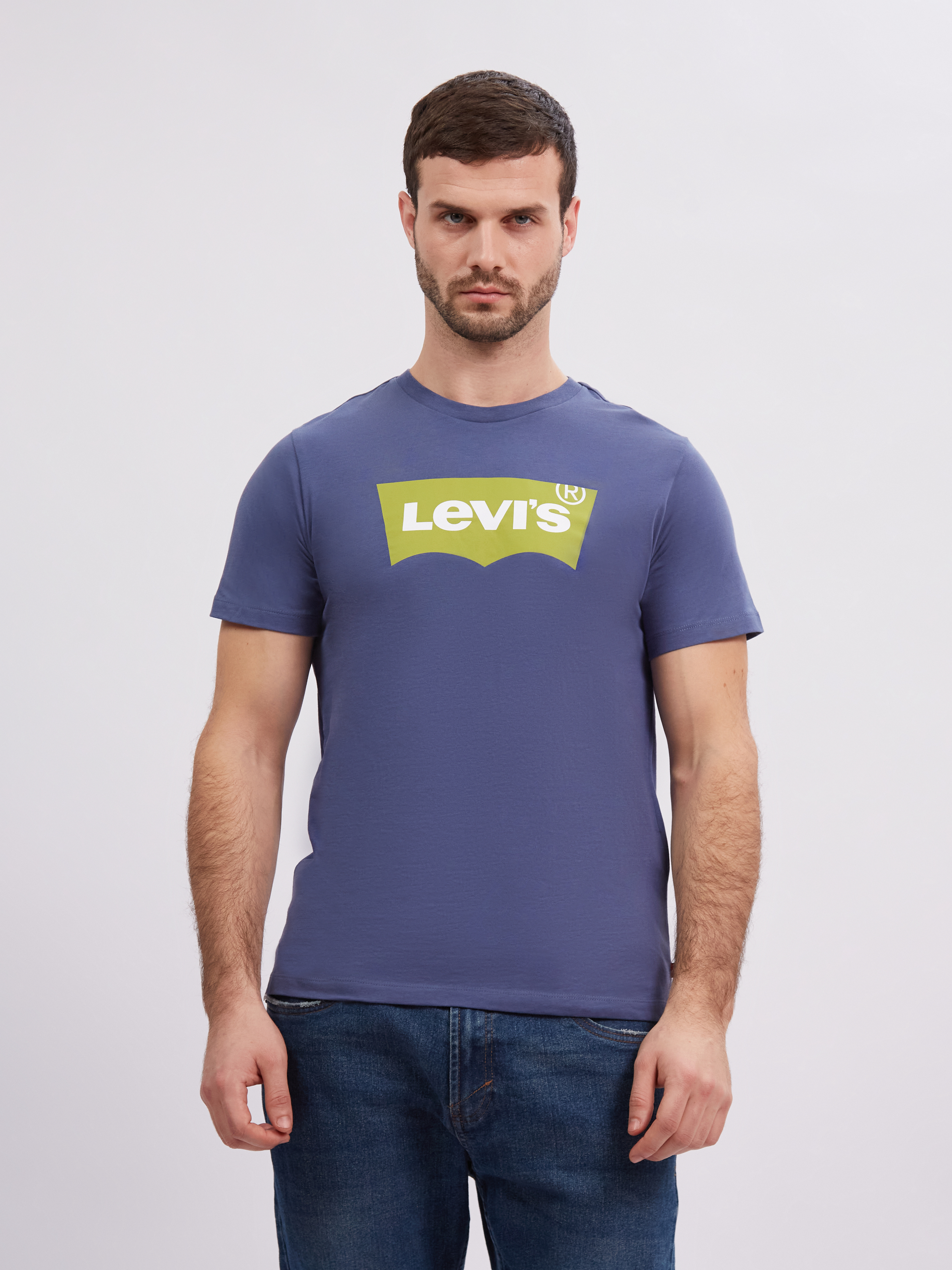 

Футболка мужская Levi's 22489-0292 синяя M, Синий, 22489-0292