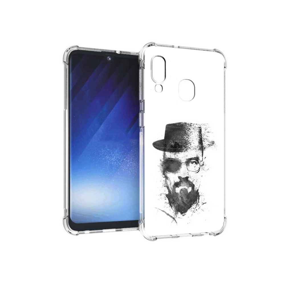 

Чехол MyPads Tocco для Samsung Galaxy A20e загадочный человек (PT133424.505.347), Прозрачный, Tocco