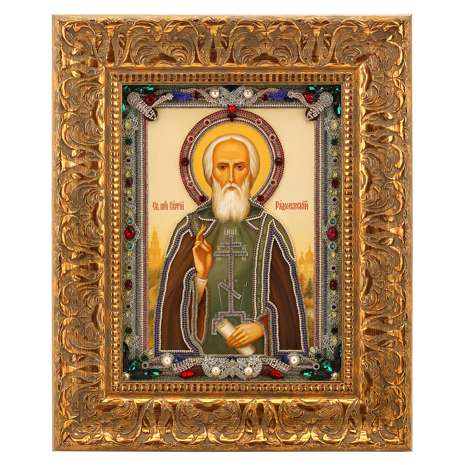 

Икона "Сергий Радонежский" 46х56 см