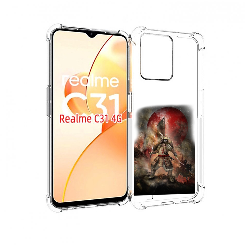 

Чехол MyPads китайскийвоин для OPPO Realme C31, Прозрачный, Tocco