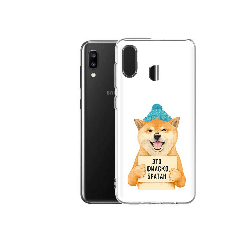 

Чехол MyPads Tocco для Samsung Galaxy A20 фиаско, Прозрачный, Tocco
