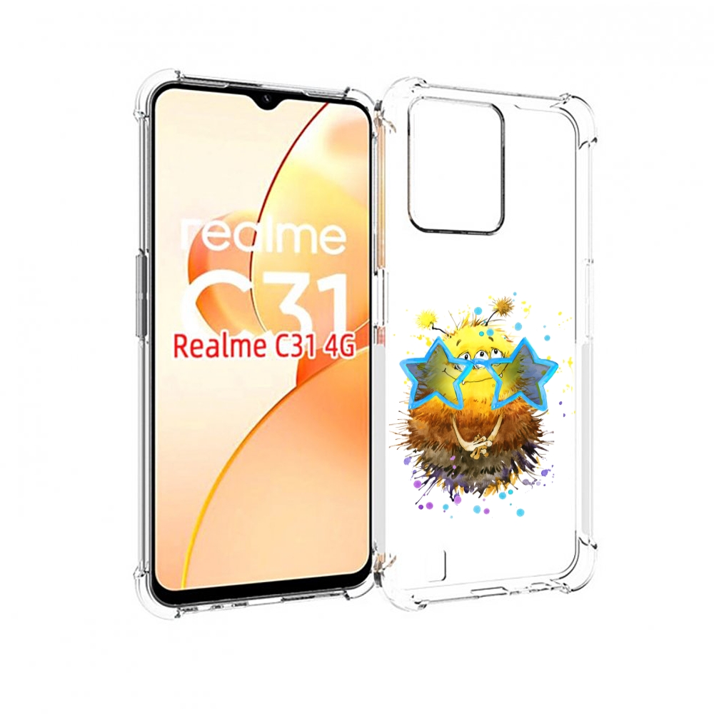 

Чехол MyPads Буня для OPPO Realme C31, Прозрачный, Tocco