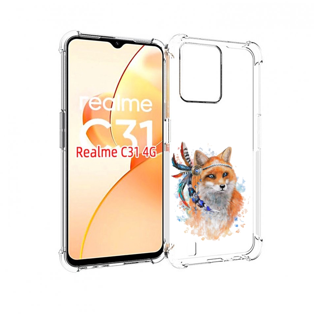 фото Чехол mypads инду лиса для oppo realme c31