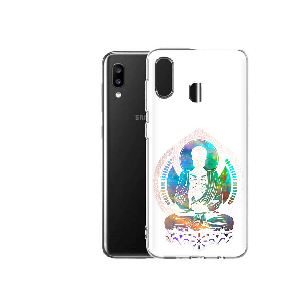 

Чехол MyPads Tocco для Samsung Galaxy A20 умный скелет, Прозрачный, Tocco