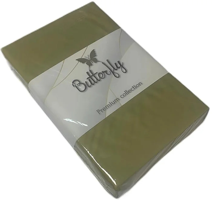 

Пододеяльник Butterfly Premium collection полутораспальный сатин олива и морская волна