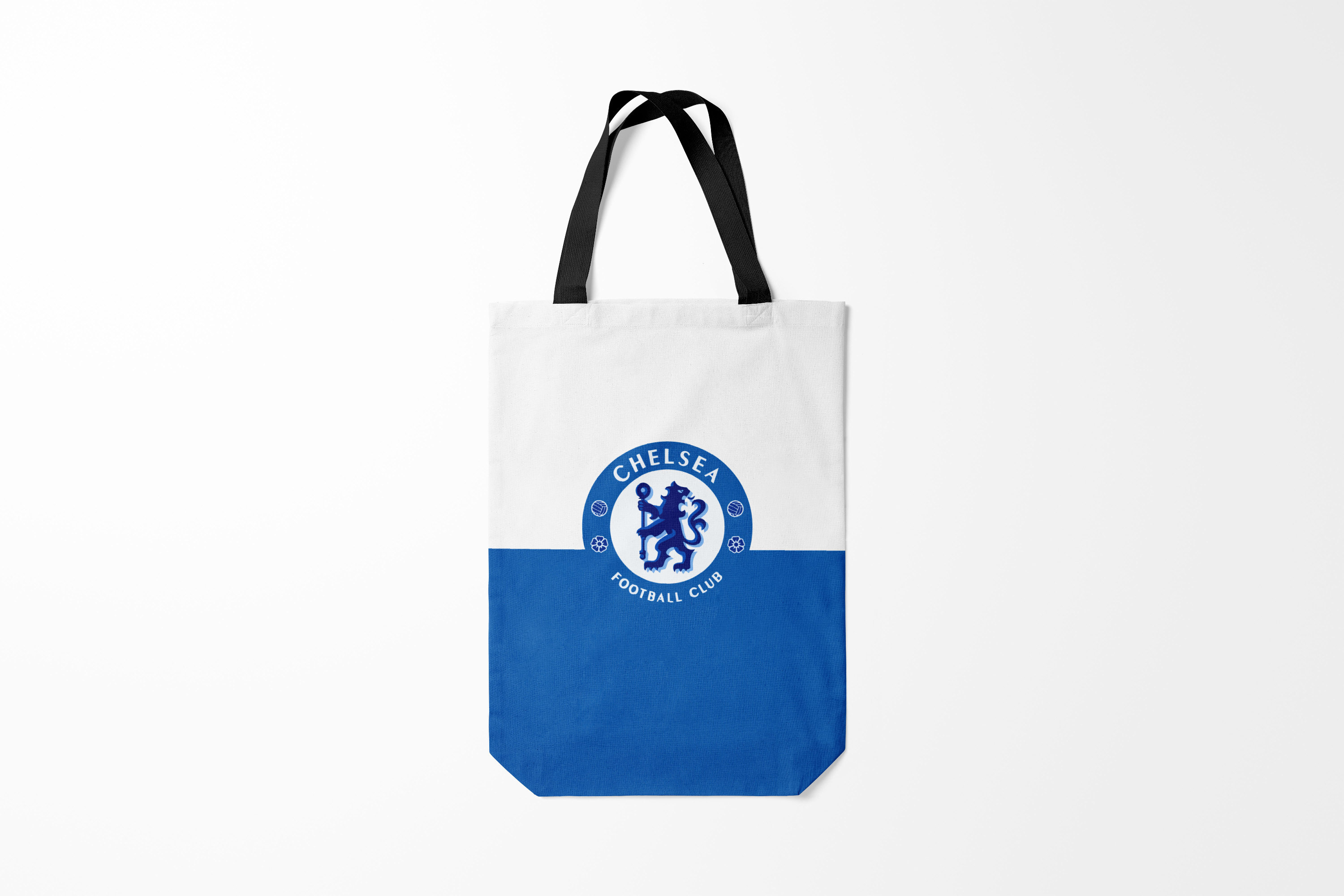 

Сумка шoппер унисекс Burnettie Chelsea, белый; синий, Chelsea