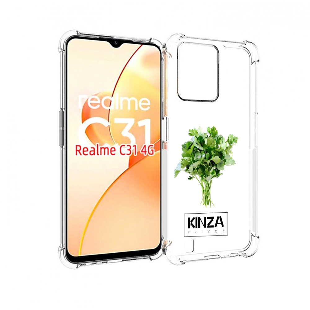 

Чехол MyPads Бренд Кинза для OPPO Realme C31, Прозрачный, Tocco