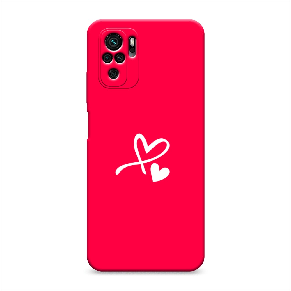 

Чехол Awog на Xiaomi Redmi Note 10/10S/Poco M5s "Сердечко минимализм", Белый, 316253-1