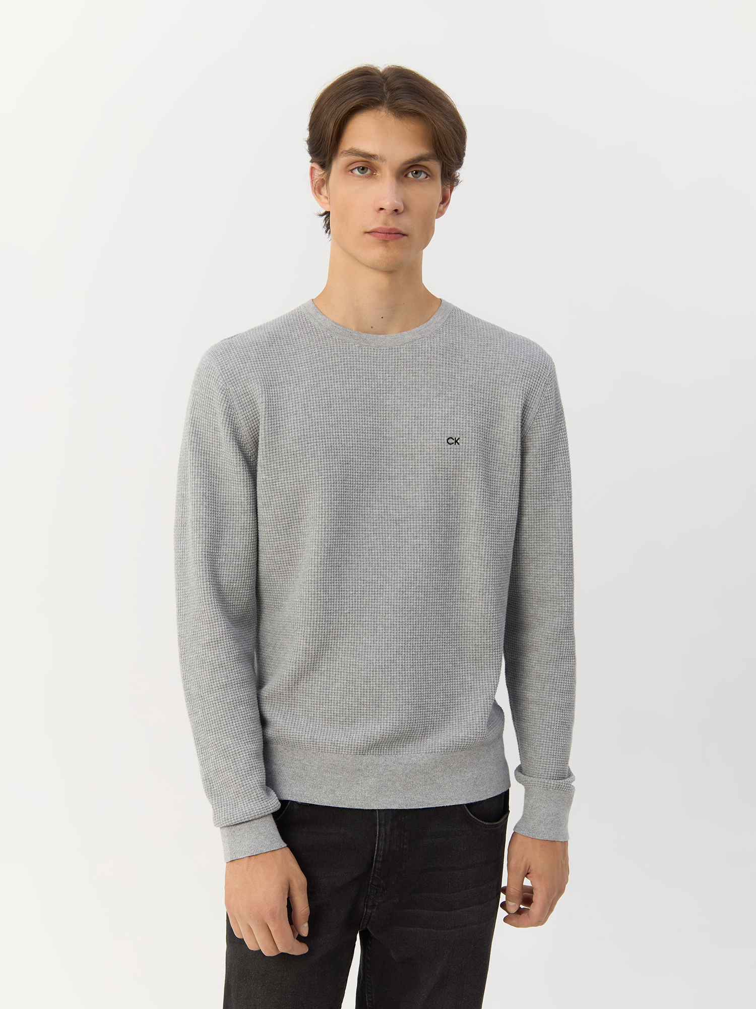 

Свитер мужской Calvin Klein K10K113031 серый S, K10K113031