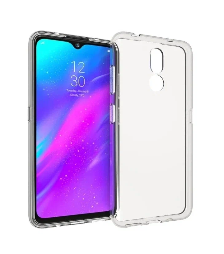 

Силиконовый чехол BoraSCO для Nokia 3,2, Прозрачный
