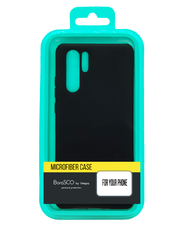 

Силиконовый чехол BoraSCO Soft Touch с микрофиброй для Xiaomi Mi A3 черный