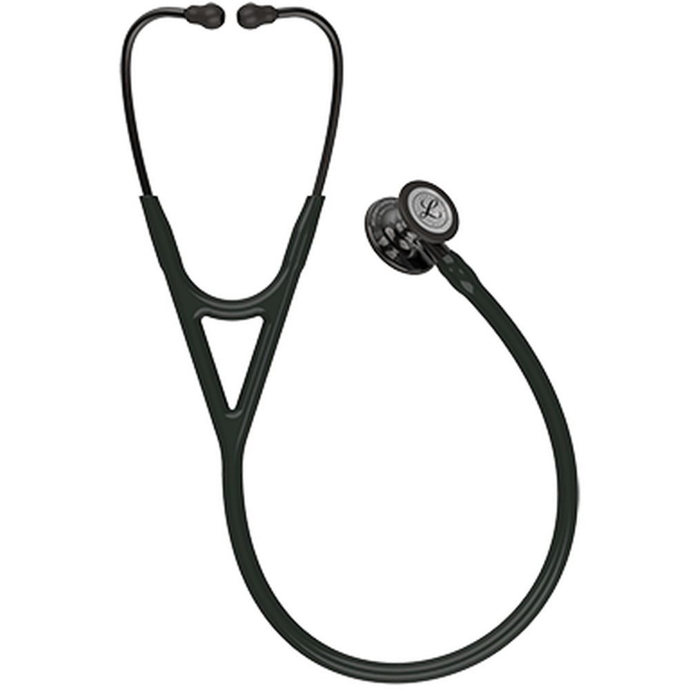 Купить Стетоскоп Littmann Cardiology IV черная трубка дымчатая акустическая головка 69 см 6162