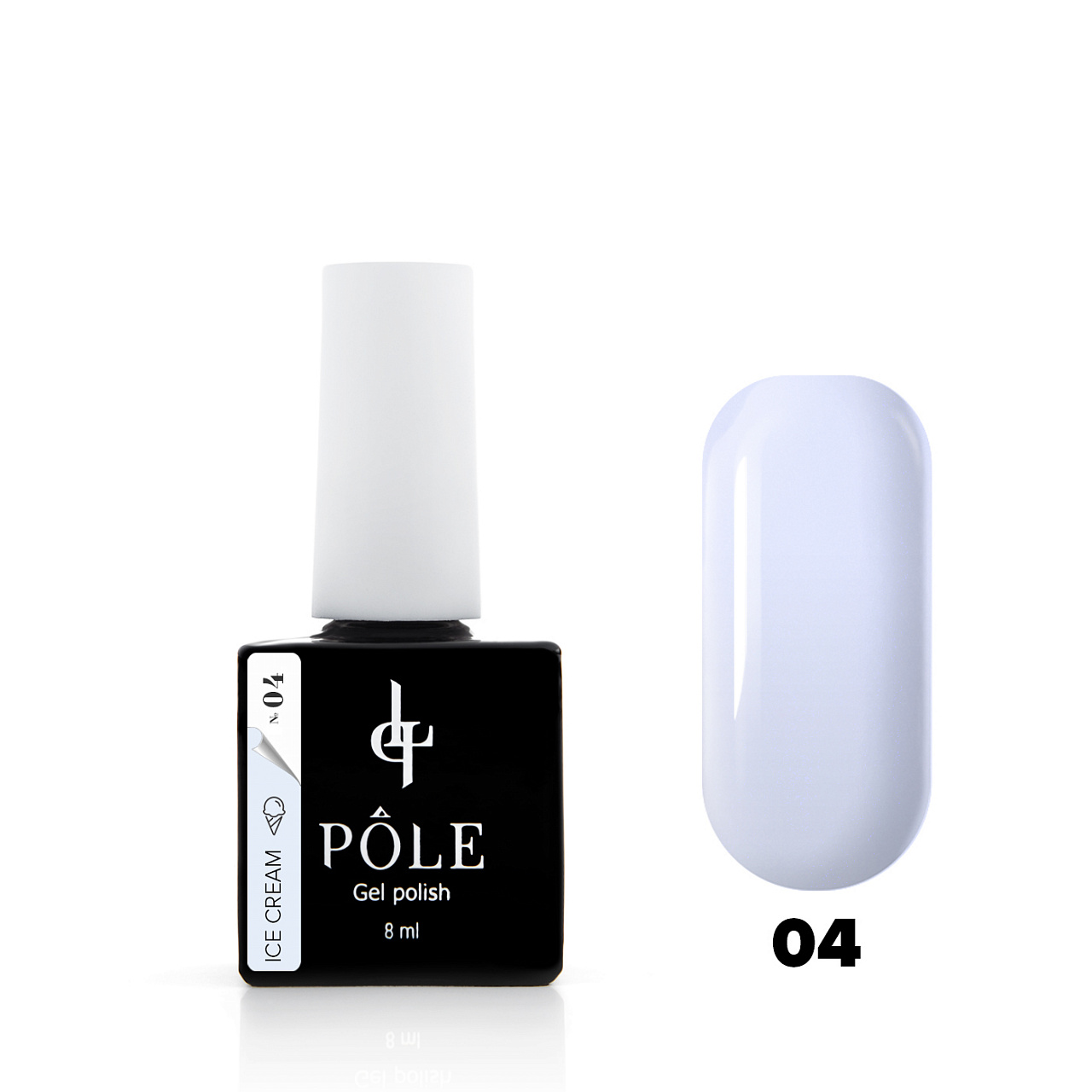 

Гель-лак POLE Ice cream №04 - нежная лаванда (8 мл.)