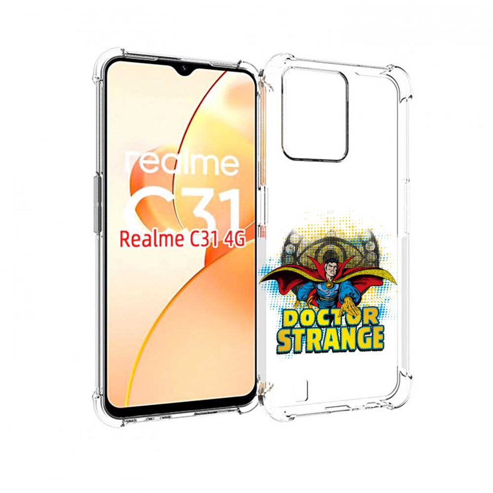 

Чехол MyPads доктор стренж рисунок для OPPO Realme C31, Прозрачный, Tocco