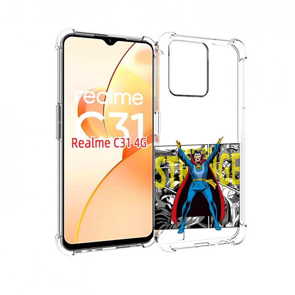 

Чехол MyPads доктор стренж комикс для OPPO Realme C31, Прозрачный, Tocco