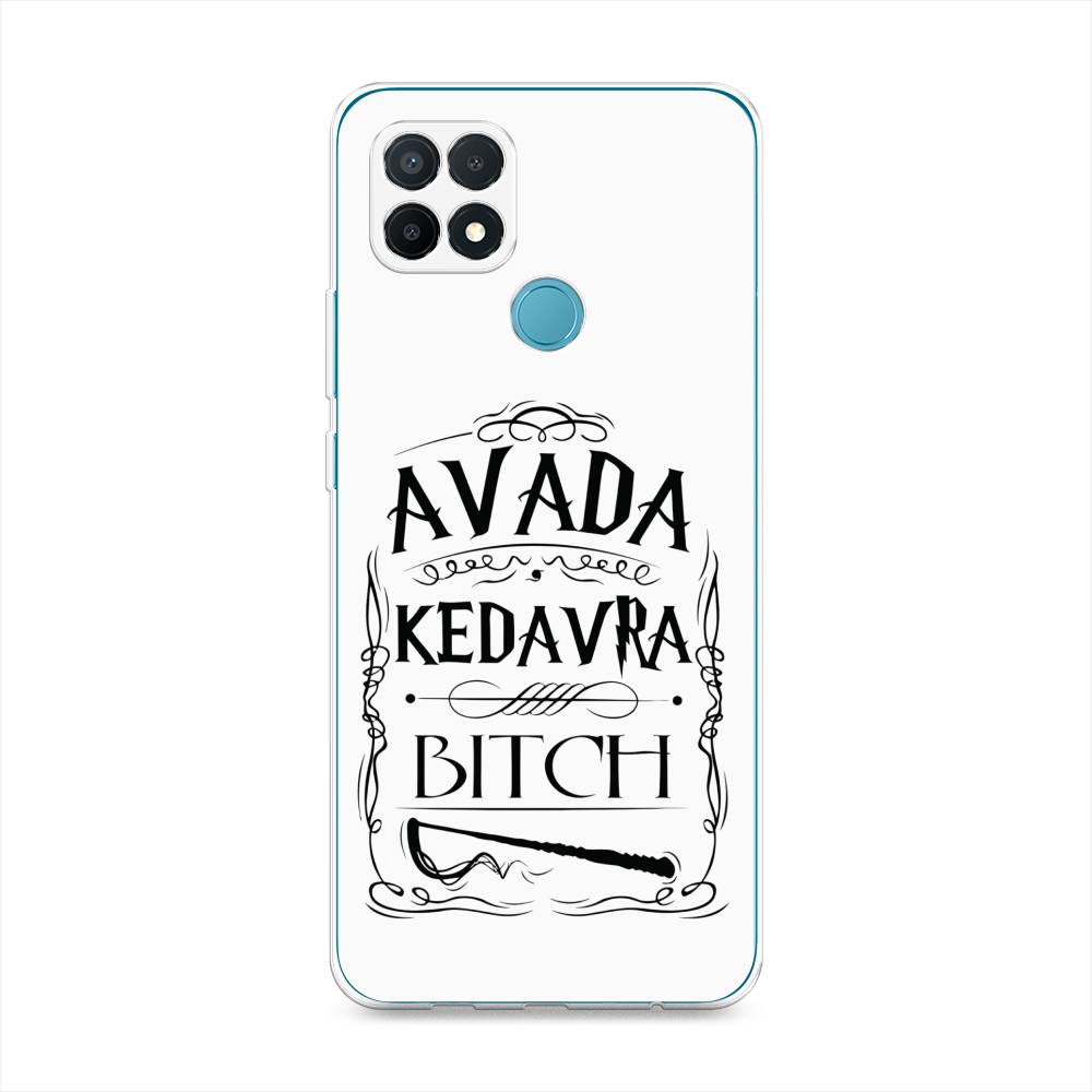 

Чехол для Oppo A15/A15s "Avada kedavra bitch", Белый;серый;черный, 254750-6