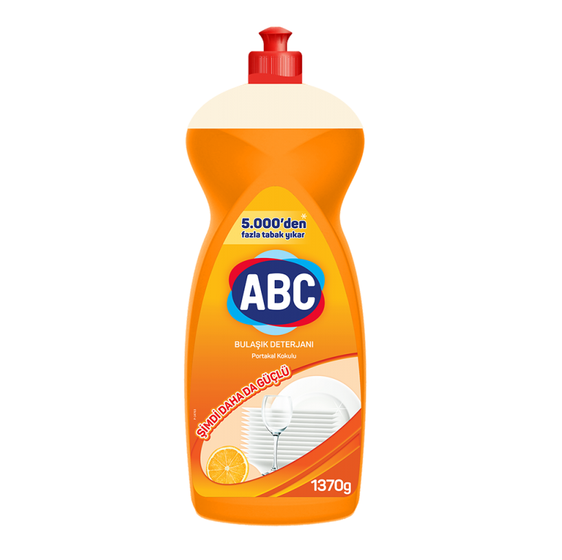 Гель для мытья посуды ABC Апельсин, 1,3 л