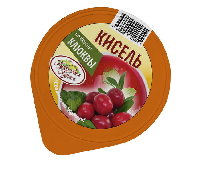 

Кисель со вкусом клюквы Кубанская кухня стакан, 30г 40 шт., кисель клюква