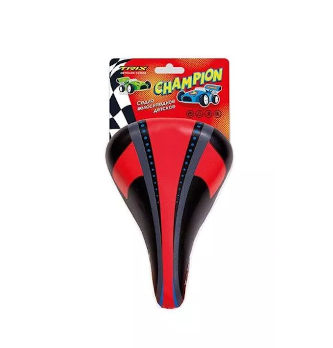 

Седло TRIX Champion детское 230х145 мм (45), Черный, Champion