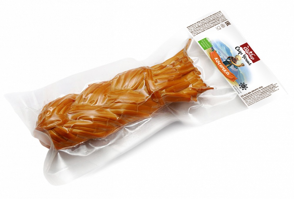 Сыр рассольный Дар Гор Чечил копченый косичка 40% 100 г