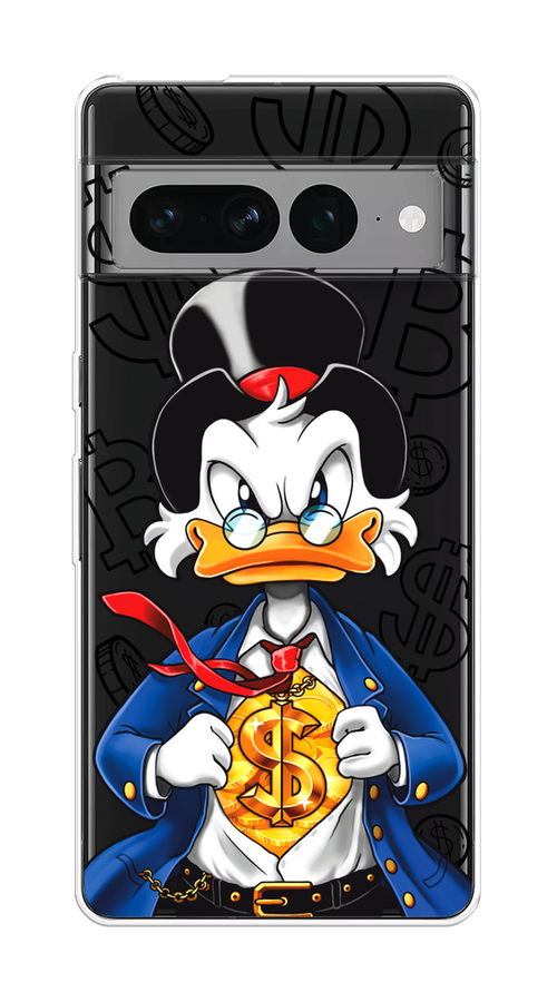 

Чехол на Google Pixel 7 Pro "Scrooge Goldman", Черный;белый;синий, 271350-1