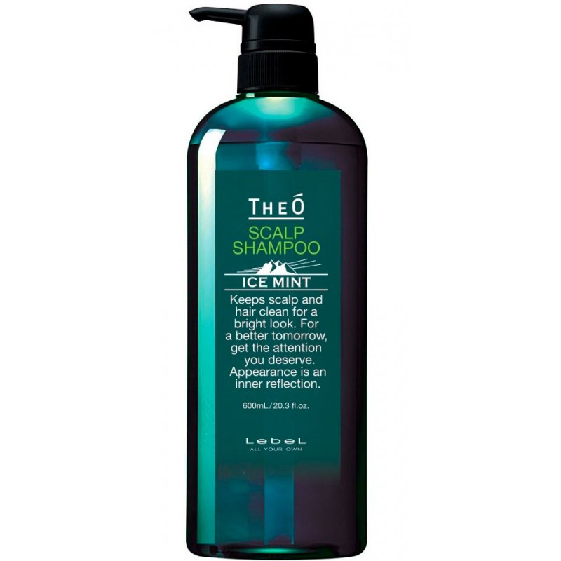 Шампунь для волос Lebel Theo Scalp Shampoo Ice Mint Шампунь 600 мл шампунь theo scalp shampoo ice mint 1207 600 мл